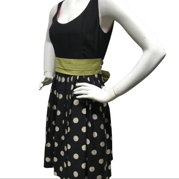 ANTHROPOLOGIE Corey Lynn Calter Slice of Lime Vintage Look Fit Flare Dress 2 XS - Picture 8 of 12